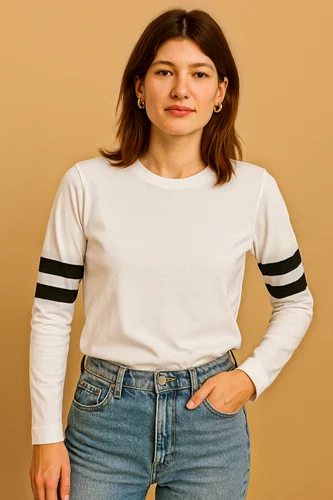 Women Striped T Shirt