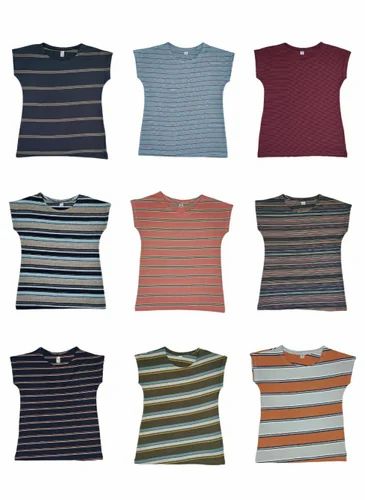 Women Striped T Shirt