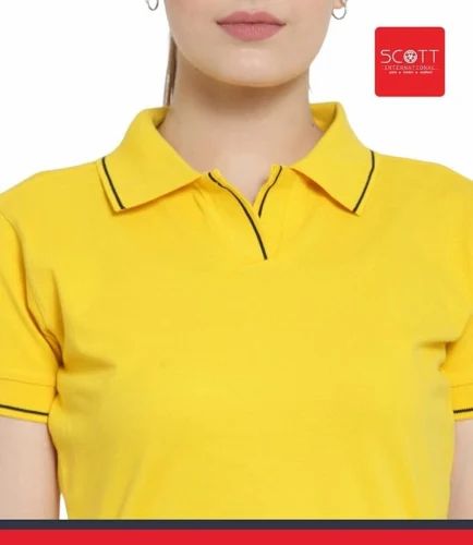 Casual Wear SCOTT Female Polo T-Shirt