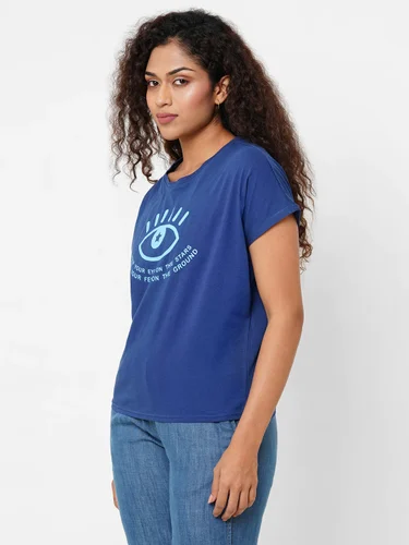 Half Sleeve Ladies Corporate T-Shirts, Daily Wear