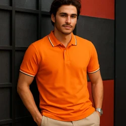 Orange Polo T Shirt