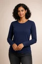 Ladies Round Neck Full Sleeves T Shirt