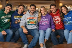 Group Custom Hoodies.