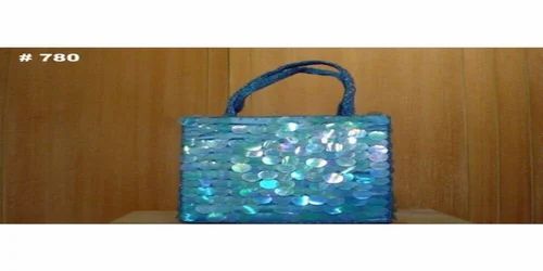 Polyurethane Ladies Rainbow Blue With Beaded Strap