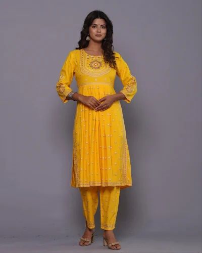 Full Sleeve Naira Cut Ladies Kurti