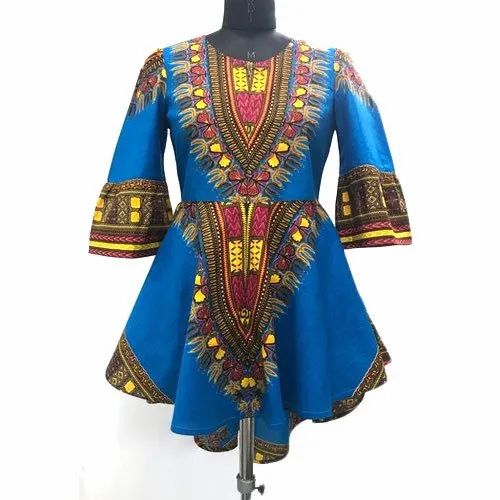 Printed African Print Dress