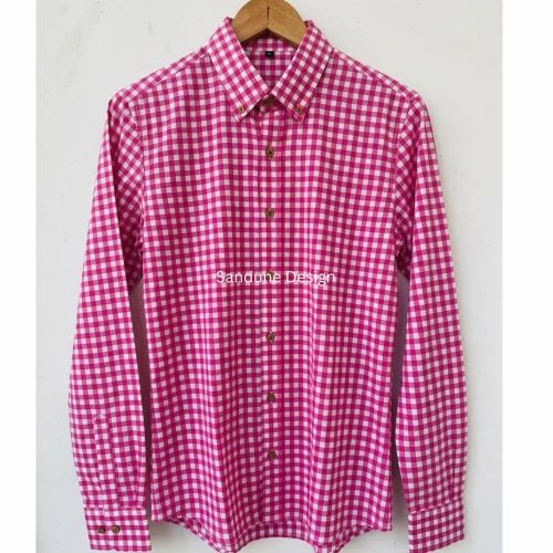 Cotton women block printed shirt
