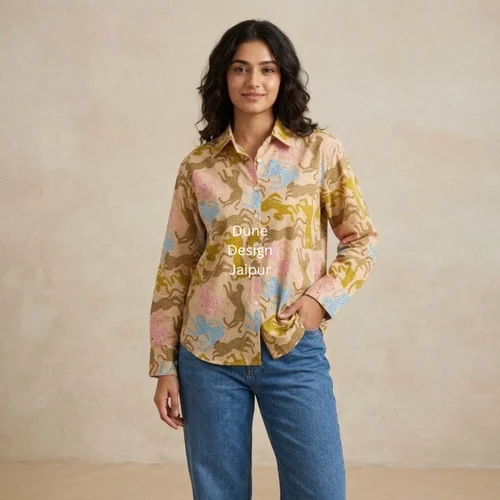 Women Printed Cotton Shirts