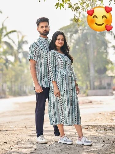 Husband and wife Couple Dress, Machine wash, Ethnic Wear