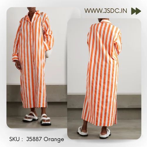 Full Sleeves Wear Long Oversize Women Printed Shirts