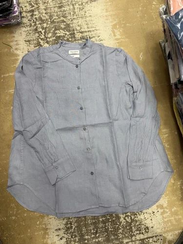 M Gray Ladies Linen Shirt