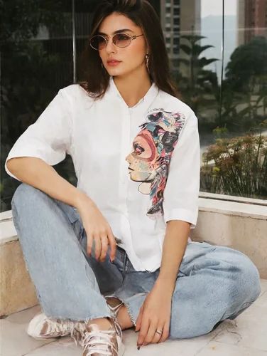 CASUAL LADIES LINEN SHIRTS