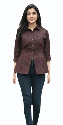 Denim Shirts Women Winter Wear shirt