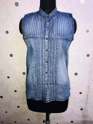 LADIES DENIM SHIRT