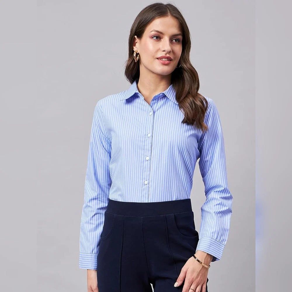 long sleeve button down shirt womens