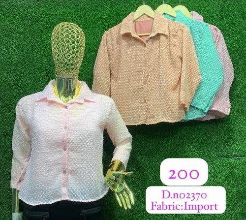 Plain Multicolor Ladies Western Shirt, Size: XL, Casual
