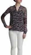 Sbuys- Lace Insert Button Shirt