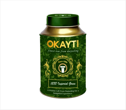 1888 Imperial Green Tea - Organic Darjeeling Green Tea - Healthy Tea, Packaging Type: Can (Tinned), Packaging Size: 100 Gm