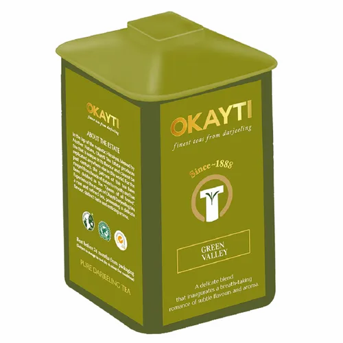 Okayti Green Valley Organic Darjeeling Green Tea, Leaves