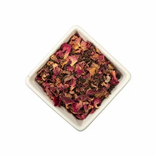 Tifusion Organic Rose Mint Green Whole Leaf Tea -Valentino Tea, Leaves