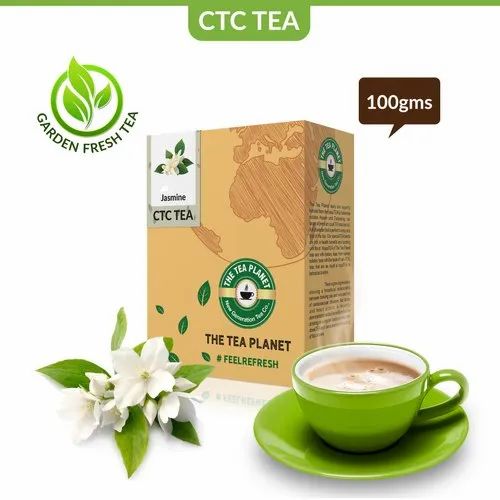 The Tea Planet Jasmine CTC Tea, 100 g