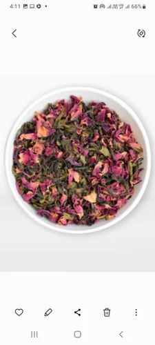 Herbal Rose Green Tea, Leaves