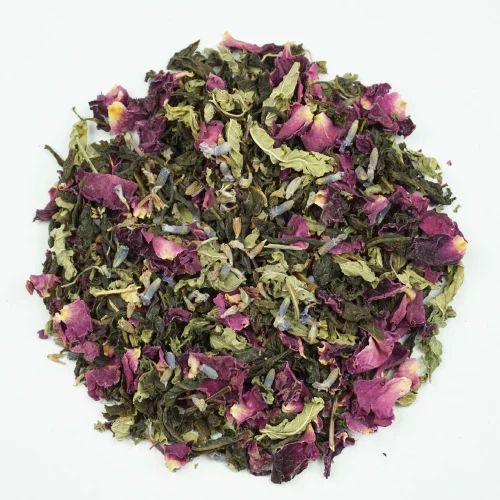 Lavender Rose Mint Green Tea