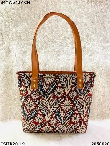 Printed Shoulder Ikkat Cotton Bag