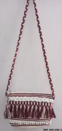 Designer Handloom Dari COTTON SLING BAGS