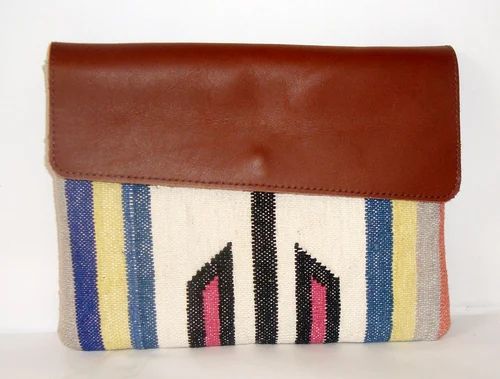 Female Rectangular Kilim Clutch Bag