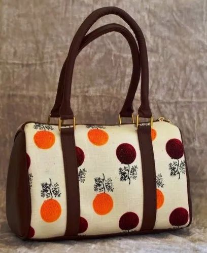 Azzraa Casual Formal Fabric Duffel Handbag