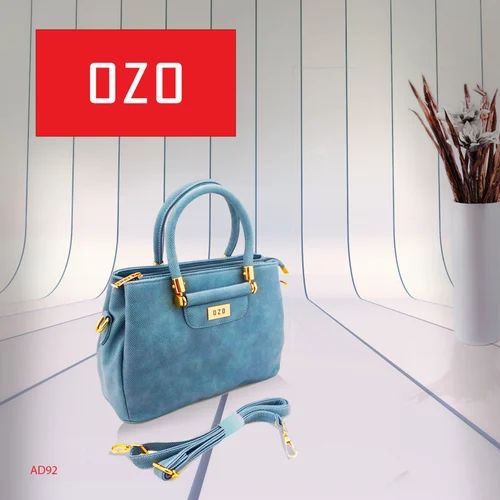 Ozo Pu Leather Ladies Trendy Hand Bag, For Casual Wear, Size: Medium