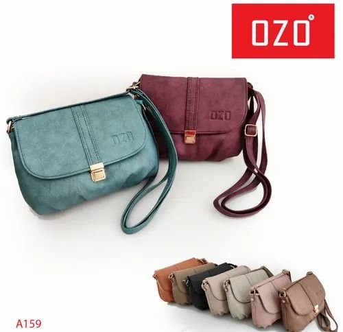 Pu Leather Casual Sling Bag