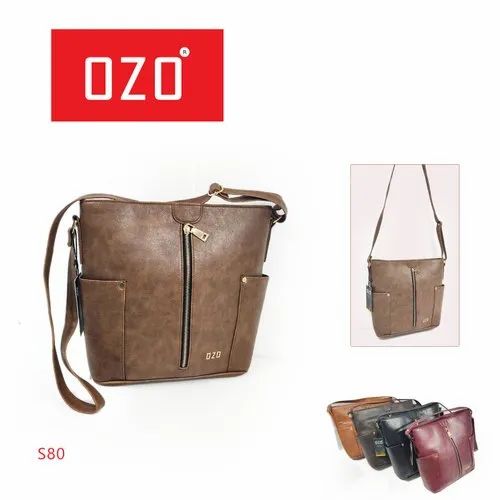 PU Leather Shoulder Bags, Size: Large