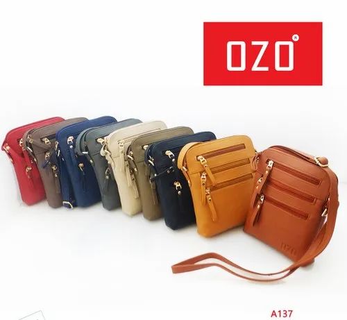 Ozo Leather Plain Mini Bag