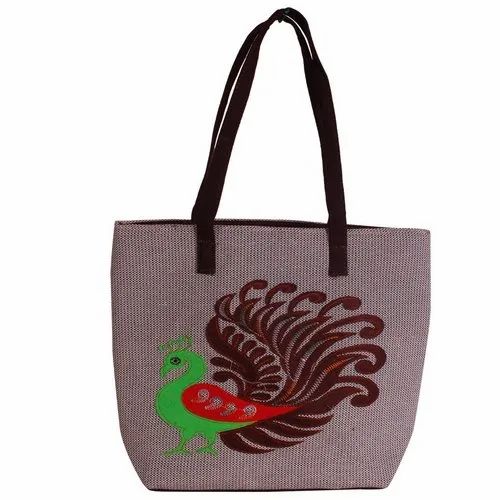 Red Jute Hand Bag J135(A)