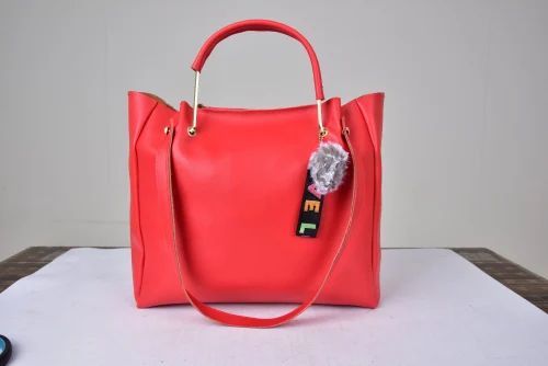 Handheld Bag Red Women Pu Leather Handbag