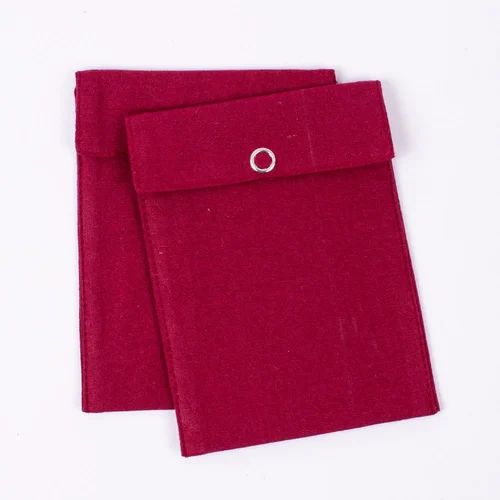 Cotton Flap Chit Button Jewelry Bag Jewelry Gift Pouches