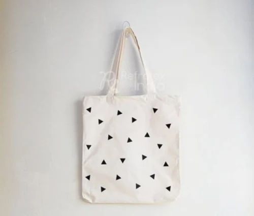 Refratexindia Natural Cotton Shoulder Bags, Capacity: 10kg, Size/Dimension: 11"