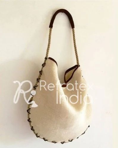 Plain Cotton Designer Handbag