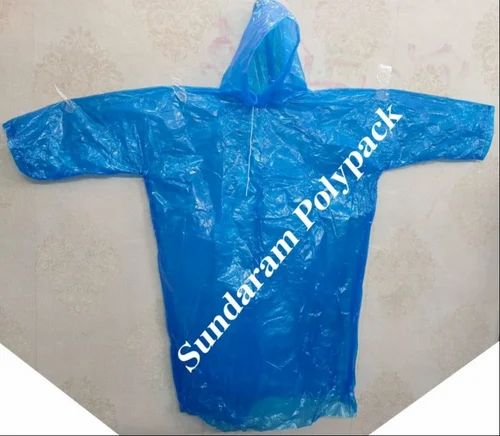 Unisex Disposable Emergency PVC Rain Card Poncho