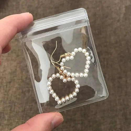 PVC Zippered Jewelry Pouch