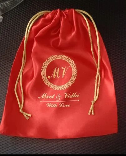 Satin Jewellery Pouch, For Gift