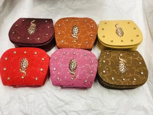 Multicolor Leather Ladies Hand Bag