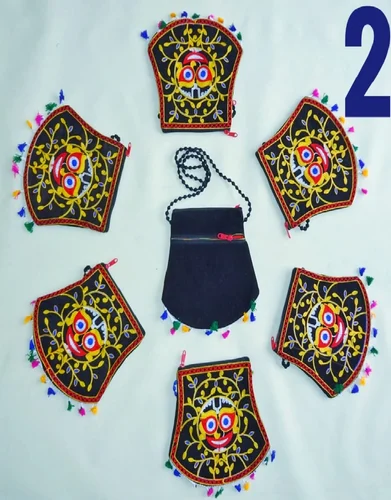 Cotton Jagannath Ji Side Bag