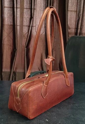 Plain Ladies Leather Handbags