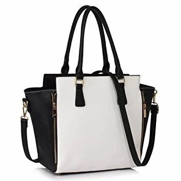 Leather Plain Ladies Hand Bag, For Office
