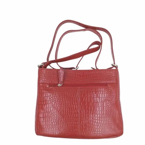 Shoulder Bag Fashionable Ladies Leather Handbags, 480gm, Size: 27 X 5 X 23.5 CM