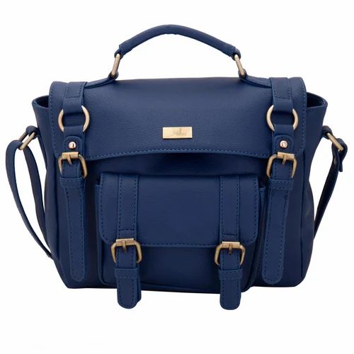Blue Sachel Bag