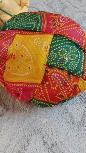 Marwadi Rajasthani Cotton Blend Safa Pag, Size: 7.8 x 7.8 x 4 inch